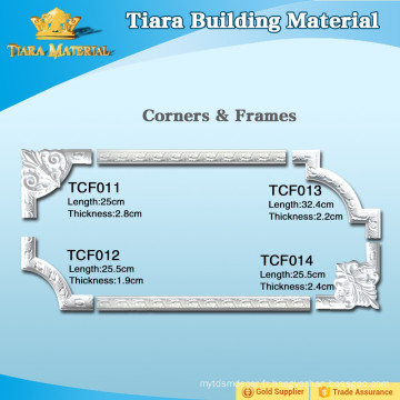 Moulure au plafond en plastique polyuréthane durci à prix raisonnable